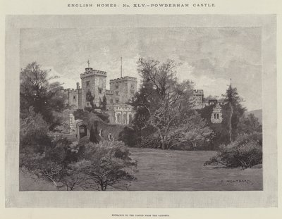 Château de Powderham - Charles Auguste Loye